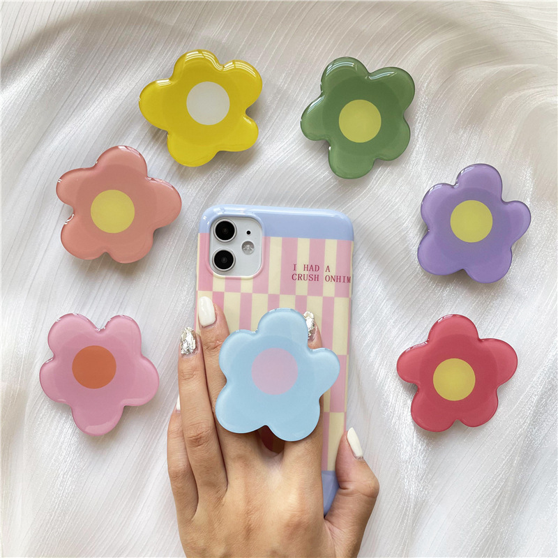 Phone Accessories Vending Machine - ที่วางโทรศัพท์มือถือแบบขยายได้ Korea INS Flower Pop Socket