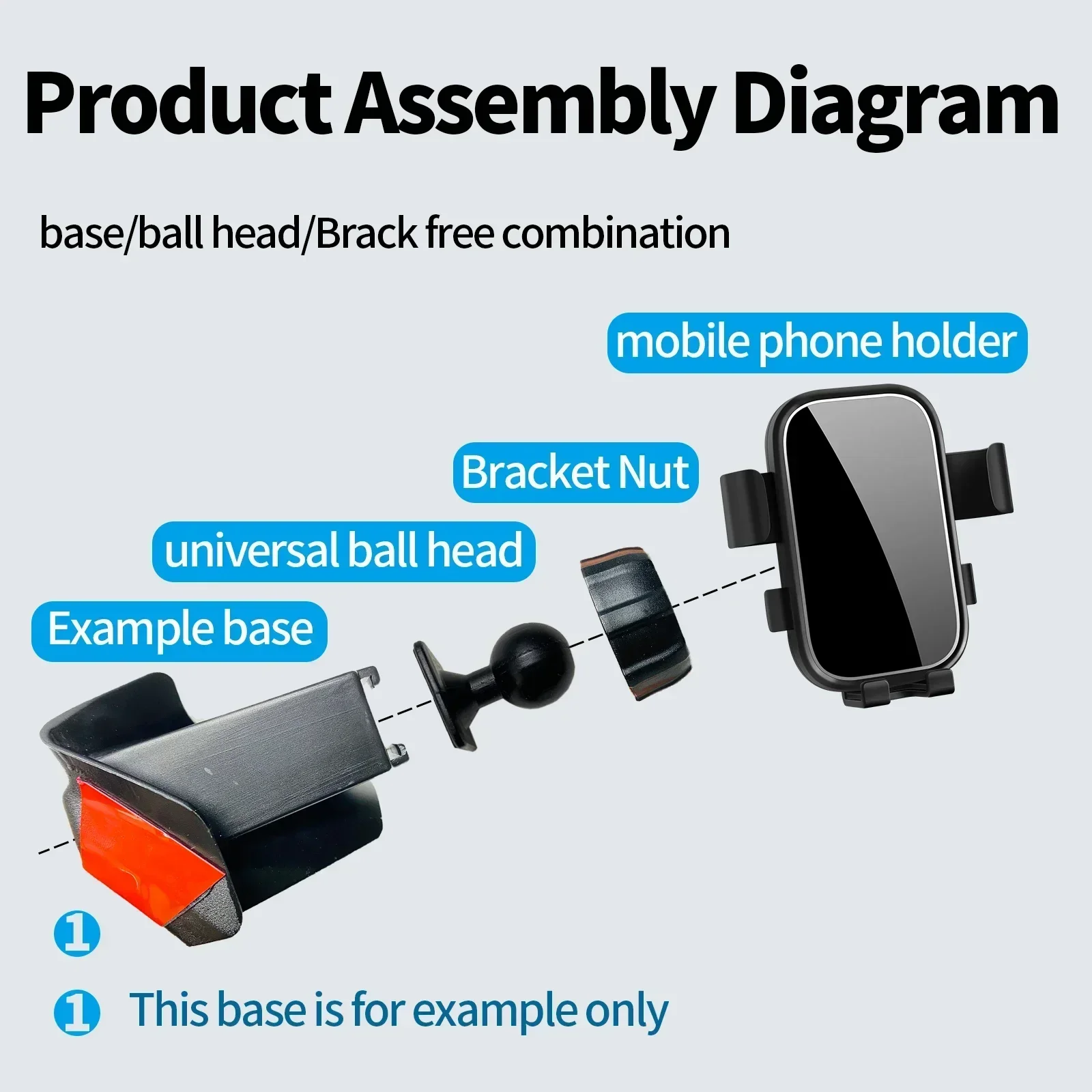 ที่วางโทรศัพท์มือถือในรถยนต์สำ - Qq Phone Accessories บทวิจารณ์และราคา